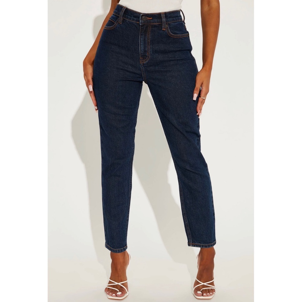 High waisted mom jeans
